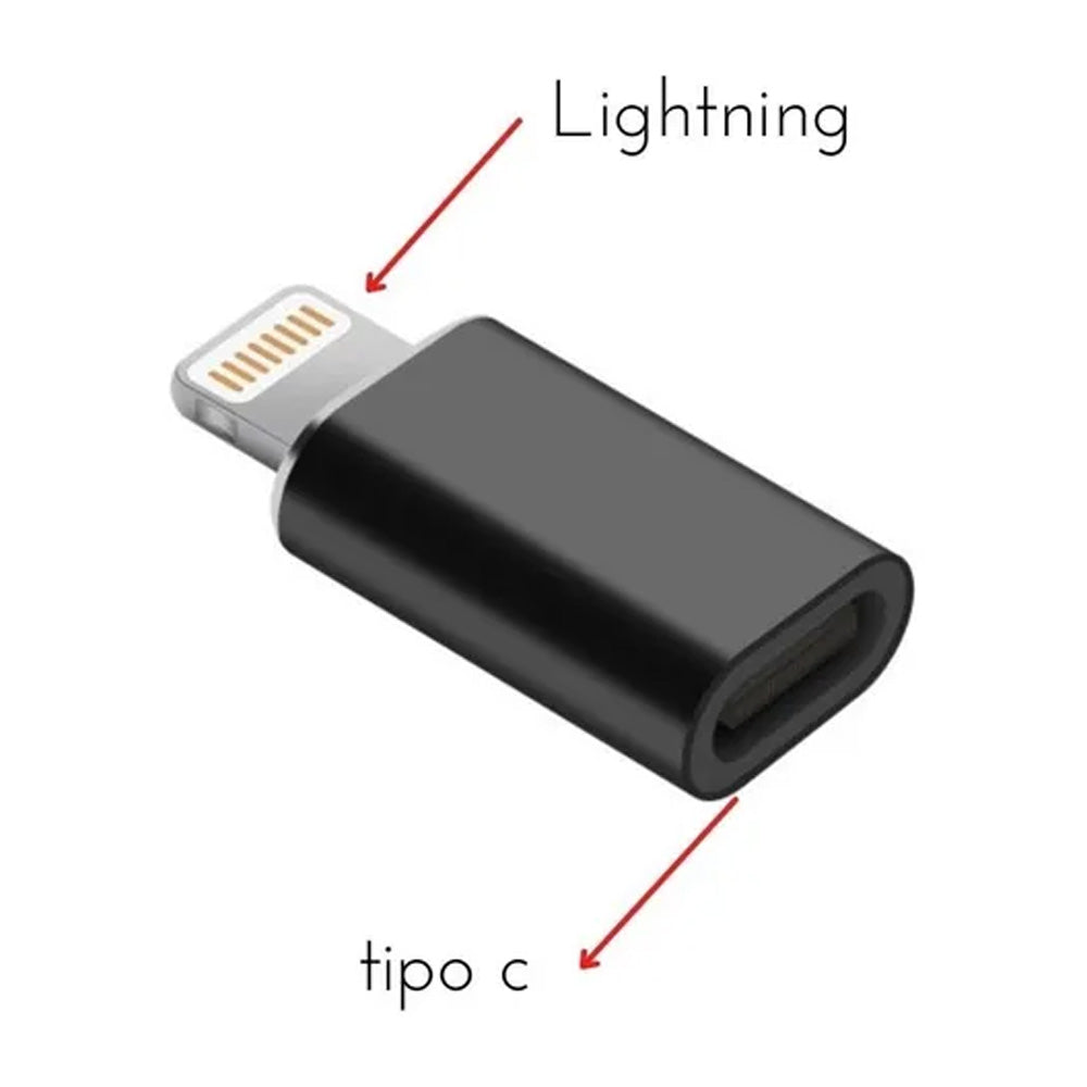 Adaptador USB Tipo C a Lightning – Compatible iPhone & iPad