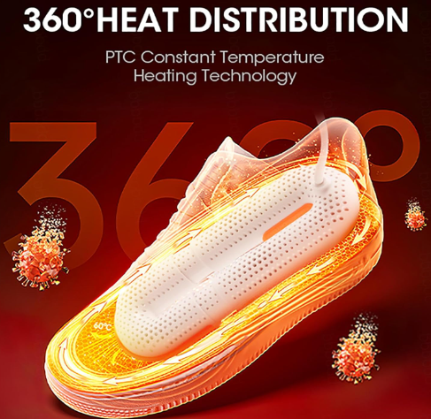 Secador y desodorizador eléctrico para zapatos