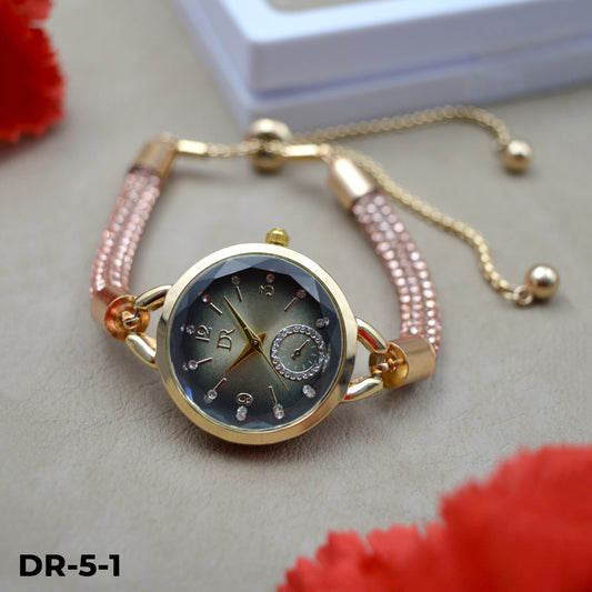 DR-5 Reloj pulsera tipo joya