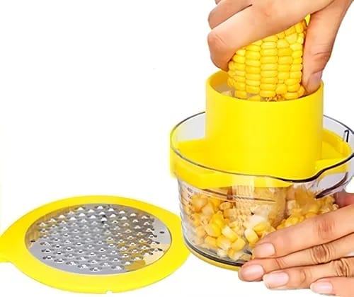 Pelador de Maíz Multifuncional con Recipiente